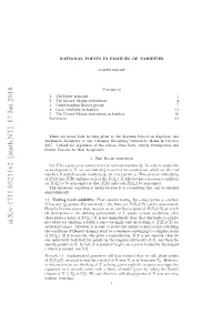 Arxiv:1711.05231V2 [Math.NT]