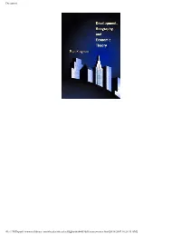 Development, Geography, and Economic Theory