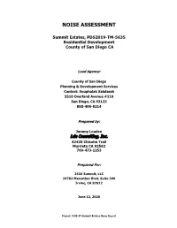 Noise Technical Report