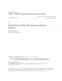 The Journey of Karate Masters