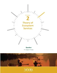 Theory of Ecosystem Services