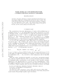 Arxiv:2002.10761V1 [Math.PR] 25 Feb 2020