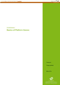 Basics of Platform Games