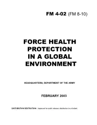 Force Health Protection in a Global Environment
