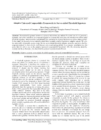 Adaptive Universal Composability Framework for Server-Aided Threshold Signature