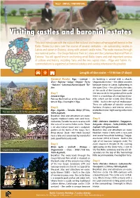 Visiting Castles and Baronial Estates