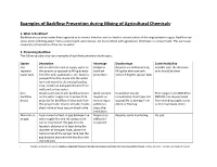 Backflow Prevention Devices