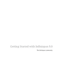 Getting Started with Infinispan 9.0