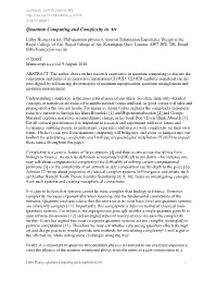 Libby Heaney, Quantum Computing and Complexity in Art 1 Leonardo Just Accepted MS