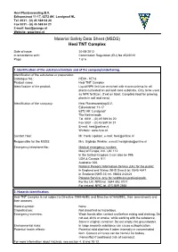 Material Safety Data Sheet (MSDS) Hesi TNT Complex