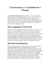 Consciousness + Commitment = Change