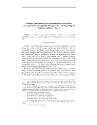 Erasing Gender Privilege in Nonconsensual Procreation: an Argument for an Equitable Change to the Law Regarding the Unauthorized Use of Sperm