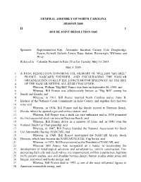 General Assembly of North Carolina Session 2005 H 1 House Joint Resolution 1605