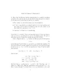 Math 431 Solutions to Homework 3