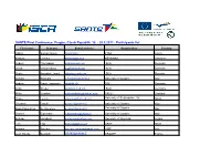 Participants List Final Conference