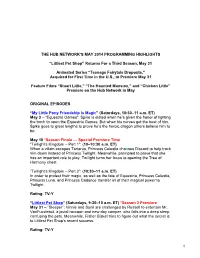 The Hub Network's May 2014 Programming Highlights