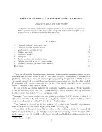 Explicit Methods for Hilbert Modular Forms