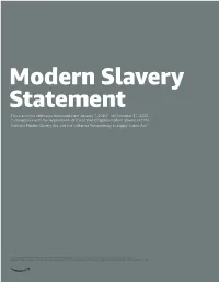 Modern Slavery Statement