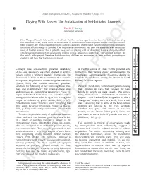Playing with Knives: the Socialization of Self-Initiated Learners 3 4 1 David F