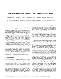 USBESAFE: an End-Point Solution to Protect Against USB-Based Attacks