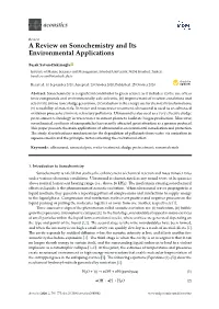 A Review on Sonochemistry and Its Environmental Applications