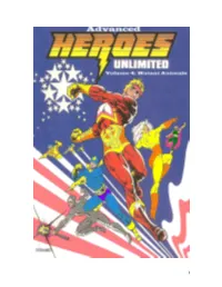 Advanced Heroes Unlimited Book IV: Mutant Animals