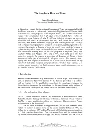 The Anaphoric Theory of Tense