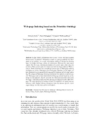 Web-Page Indexing Based on the Prioritize Ontology Terms