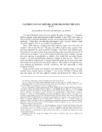 Is the Means Test the Only Way?