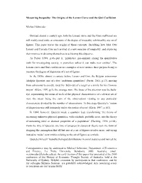 Measuring Inequality: the Origins of the Lorenz Curve and the Gini Coefficient
