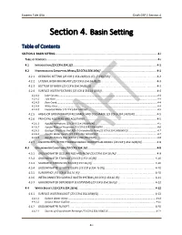 Section 4. Basin Setting