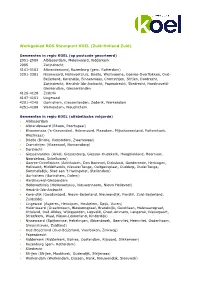 Werkgebied ROS Steunpunt KOEL (Zuid-Holland Zuid)