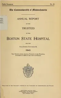 Annual Report of the Trustees of The