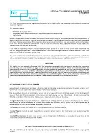 Definitions of Key Legal Terms Criminal Proceeding And