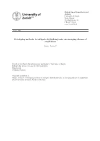 Developing Methods to Mitigate Chytridiomycosis, an Emerging Disease of Amphibians