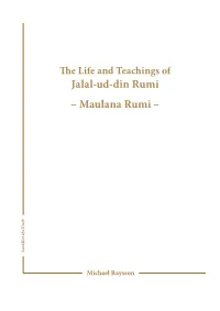 Jalal-Ud-Din Rumi Michael Rayssonmichael