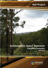 Landsborough to Nambour Rail Corridor Study (The Study) ERRSYRGIH%TVMP Is an Early Component of the Project