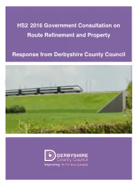 HS2 2016 Government Consultation on Route Refinement and Property