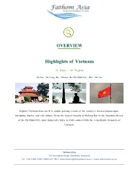 OVERVIEW Highlights of Vietnam