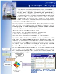 General Dynamics: Capacity Analysis with Anylogic.Pdf