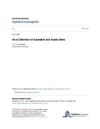 On a Collection of Australian and Asiatic Bees