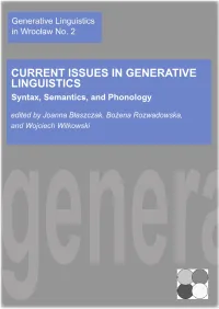 (Syntax)–Semantics Part Two