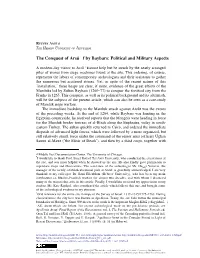 The Conquest of Arsuf by Baybars: Political and Military Aspects (MSR IX.1, 2005)