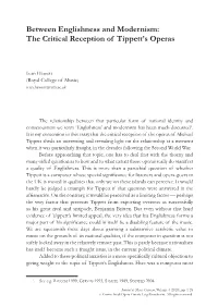 The Critical Reception of Tippett's Operas