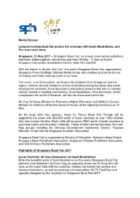 Media Release Longest Running Book Fair Pushes the Envelope with Book
