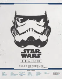 RULES REFERENCE VERSION 1.6 Effective 02.28.2020
