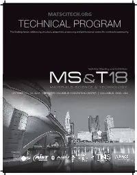Technical Program