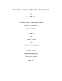 The Wind Before the Storm: Aging, Automation, and the Disability Crisis