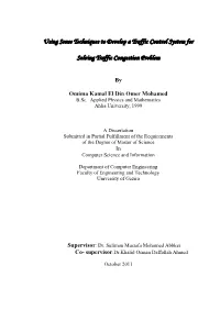Traffic Congestion Problems Solving