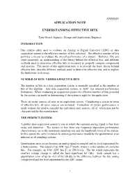 An95091 Application Note Understanding Effective Bits